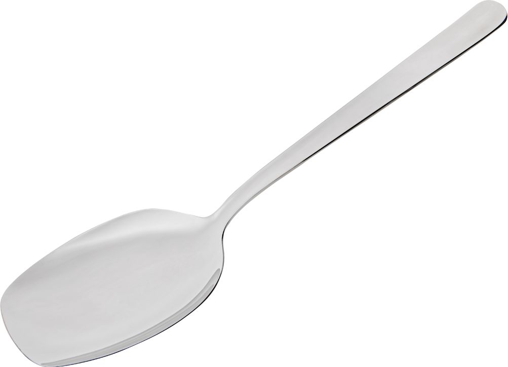 Browne - NEW ERA 8.5" Stainless Steel Square Bowl Spoon - 817