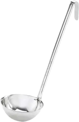 Browne - OPTIMA 24 Oz Stainless Steel One Piece Ladle - 575724