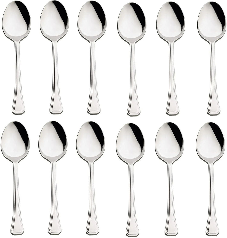 Browne - OXFORD 5" Stainless Steel Demi Tasse Spoon, Pack of 12 - 502025