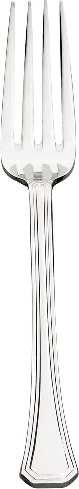 Browne - OXFORD 8.1" Stainless Steel European Fork, Pack of 12 - 502005