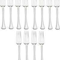 Browne - OXFORD 8.1" Stainless Steel European Fork, Pack of 12 - 502005