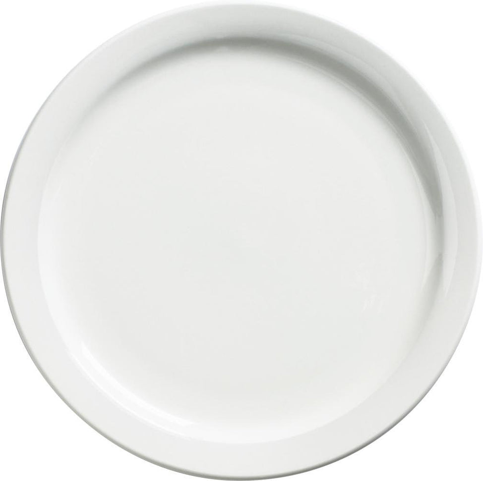 Browne - PALM 10.4" White Dinner Plate, 2 Dz - 563966