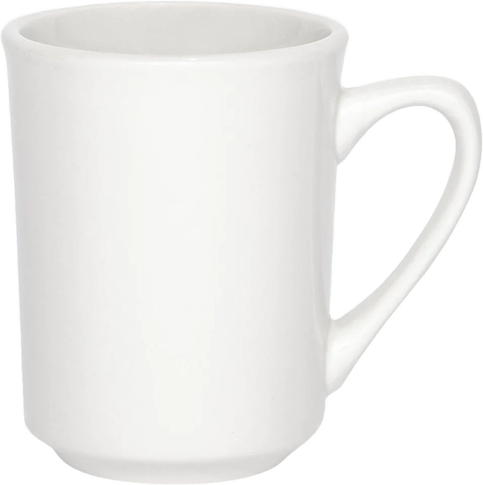 Browne - PALM 8.5 Oz White Coffee Mug, Pack of 36 - 563981