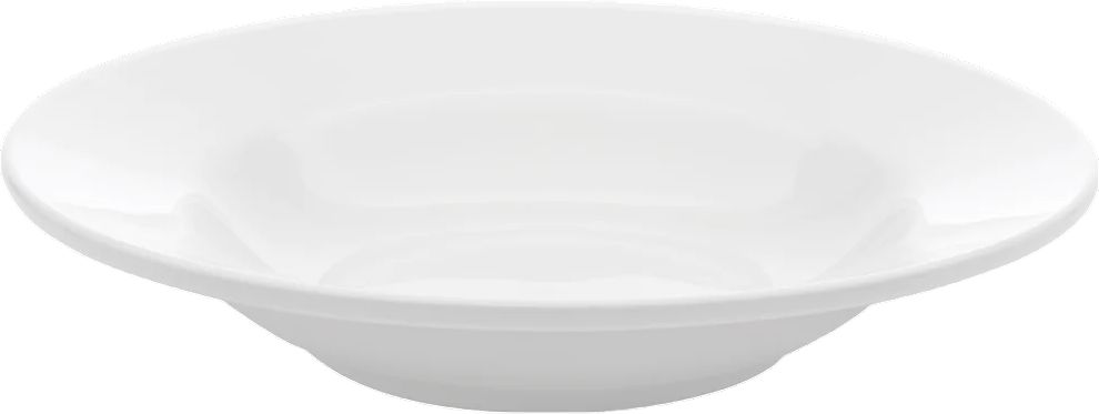 Browne - PALM 9" White Rim Soup Plate, Pack of 12 - 563957
