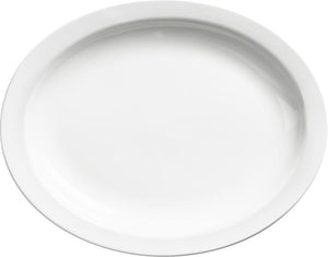 Browne - PALM 9.75" White Oval Platter - 563967