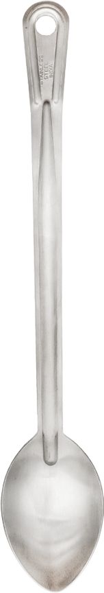 Browne - RENAISSANCE 13" Stainless Steel Curved Solid Spoon - 4765