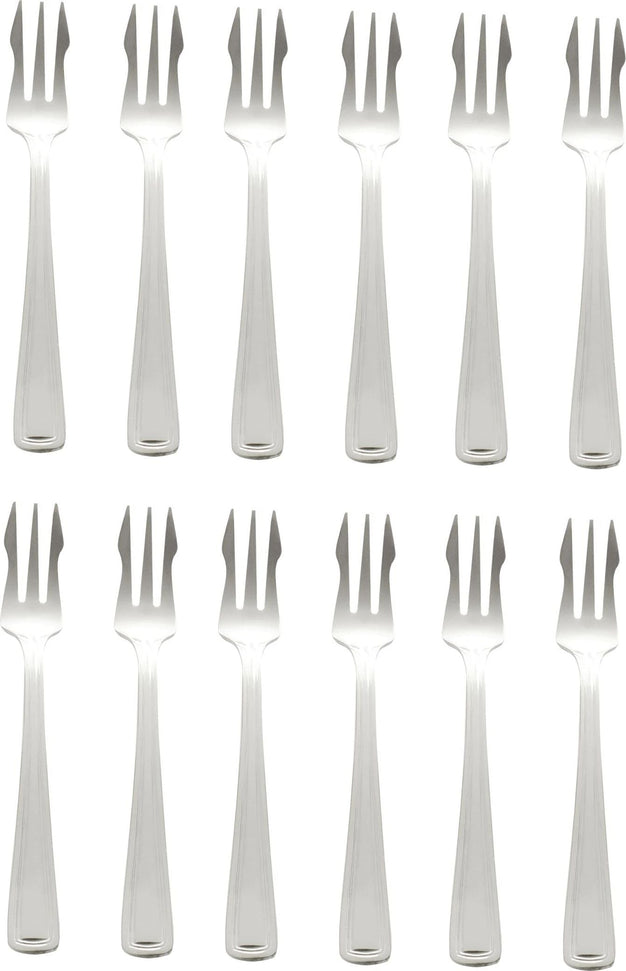 Browne - ROYAL 5.7" Stainless Steel Oyster Fork, Pack of 12 - 502615