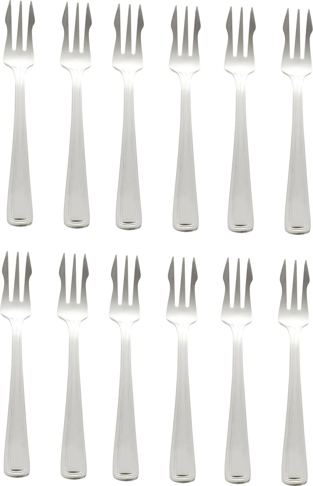 Browne - ROYAL 5.7" Stainless Steel Oyster Fork, Pack of 12 - 502615
