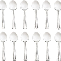 Browne - ROYAL 5.7" Stainless Steel Tea Spoon, Pack of 12 - 502623