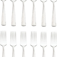 Browne - ROYAL 7.4" Stainless Steel Dinner Fork, Pack of 12 - 502603