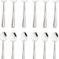 Browne - ROYAL 7.9" Stainless Steel Iced Tea Spoon, Pack of 12 - 502614
