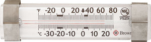 Browne - Refrigerator/Freezer Thermometer (-40 to 80° F or -40 to 27° C) - FT84028