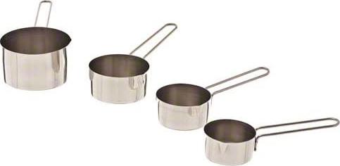 Browne - Stainless Steel Measuring Cup Set with Wire Handles - 746106