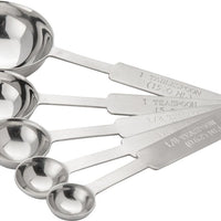 Browne - Stainless Steel Set of 5 Measuring Spoons - 746105