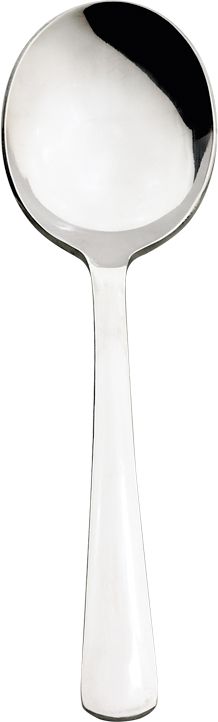 Browne - WIN2 6" Stainless Steel Bouillon Spoon - 503817