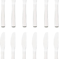 Browne - WIN2 8.5" Stainless Steel Serrated Dinner Knife, Pack of 12 - 503811S