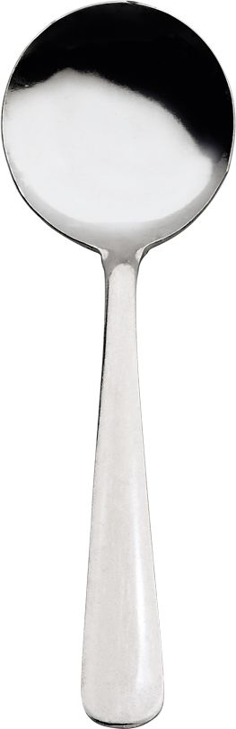 Browne - WINDSOR 6.5" Stainless Steel Round Soup Spoon (12 Count) - 502813