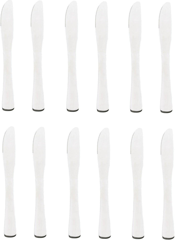 Browne - WINDSOR 8.3" Stainless Steel Serrated Dinner Knife, Pack of 12 - 502811S