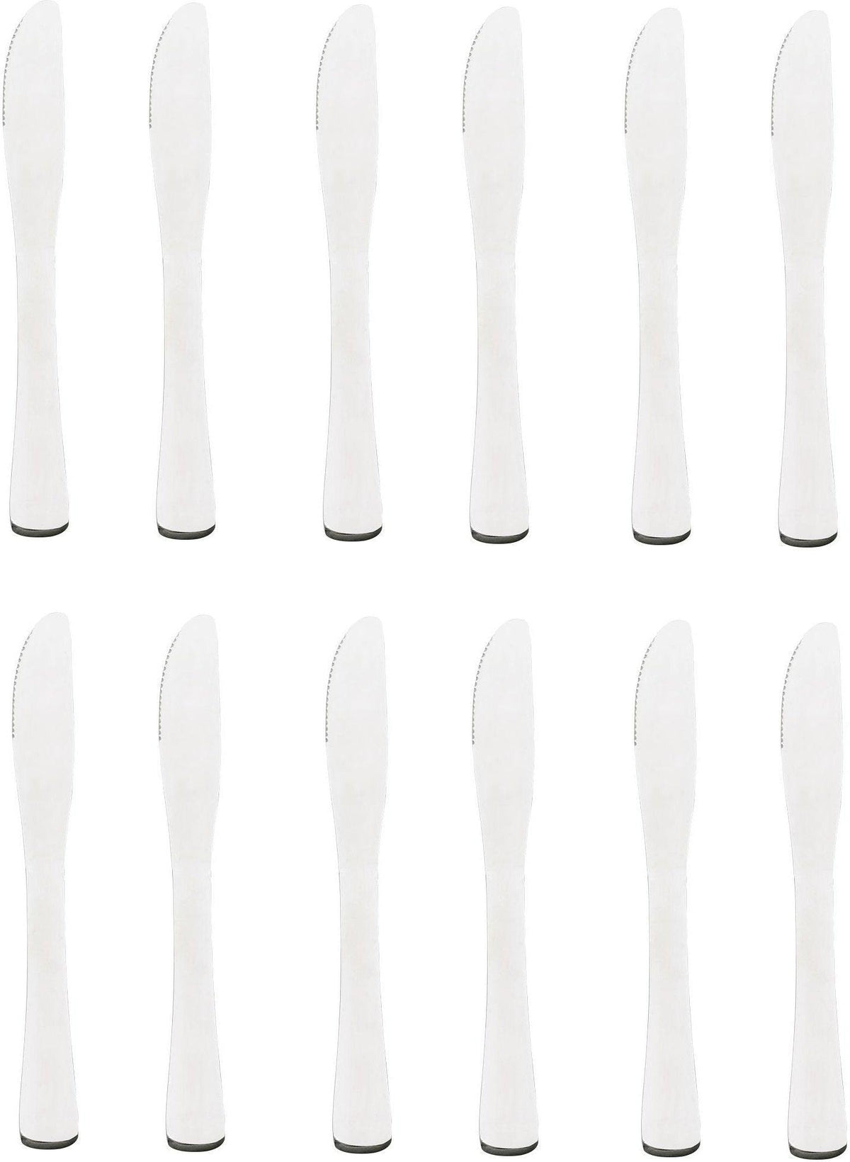 Browne - WINDSOR 8.3" Stainless Steel Serrated Dinner Knife, Pack of 12 - 502811S