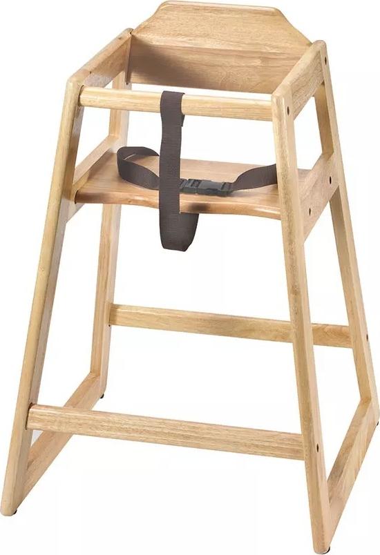 Browne - Wooden Natural Finish Baby High Chair - 80973