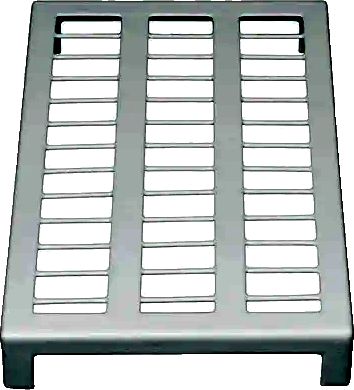 Bugambilia - Black Square Mondrian Risers With Elegantly Textured - CUB01-BB