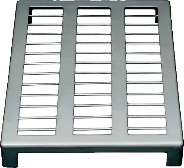 Bugambilia - Black Square Mondrian Risers With Elegantly Textured - CUB03-BB