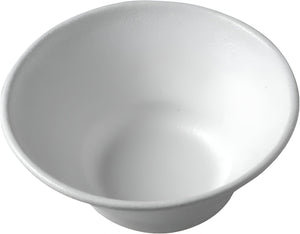 Bugambilia - Classic 10" Large Round White Bowl With Elegantly Textured - FRD04WW