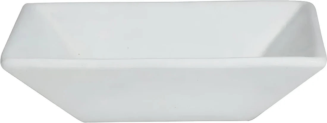 Bugambilia - Classic 101.4 Oz Large White China Bowl With Elegantly Textured - BSD24WW