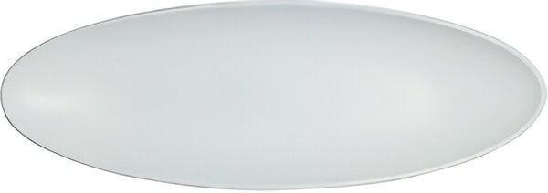 Bugambilia - Classic 108.8 Oz Medium Oval White Fruit Bowl With Elegantly Textured - FO003WW