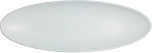 Bugambilia - Classic 108.8 Oz Medium Oval White Fruit Bowl With Elegantly Textured - FO003WW