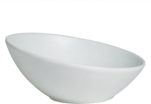 Bugambilia - Classic 118.4 Oz Large Sphere White Shallow Bowl With Elegantly Textured - FRS44WW