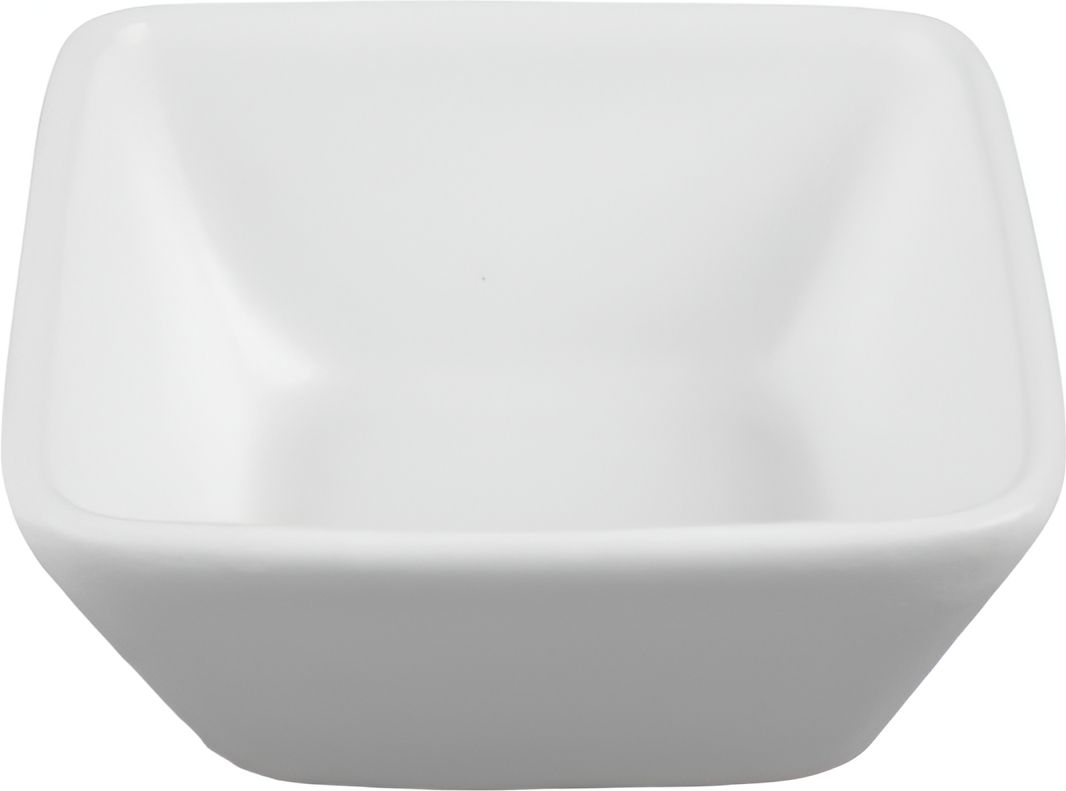 Bugambilia - Classic 11.8 Oz Mini White Square Bowl With Elegantly Textured - BSD01WW