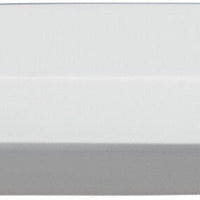 Bugambilia - Classic 11.84 Oz X-Small White Rectangular Platter With Elegantly Textured - BUD11WW