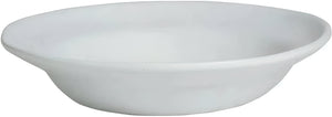 Bugambilia - Classic 126.8 Oz Medium White Italian Bowl With Elegantly Textured - BRD23WW