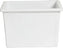 Bugambilia - Classic 135.26 Oz White Square Salad Bar Bowl With Elegantly Textured - IS035WW