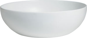 Bugambilia - Classic 135.3 Oz Medium White Round Bowl With Elegantly Textured - BRD16WW