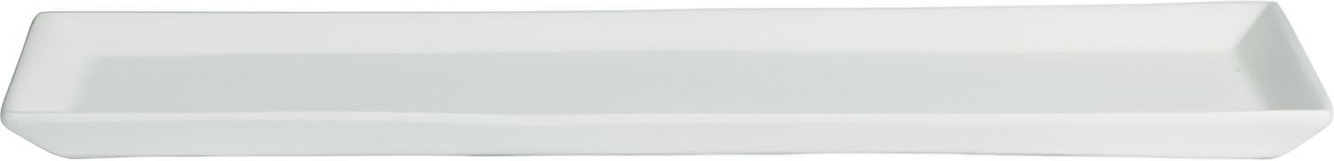 Bugambilia - Classic 13.5 Oz Small White Rectangular Gourmet Platter With Elegantly Textured - PU001WW
