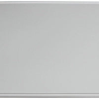 Bugambilia - Classic 13.8" Large Rectangular White Disc with Rim With Elegantly Textured - DU204WW