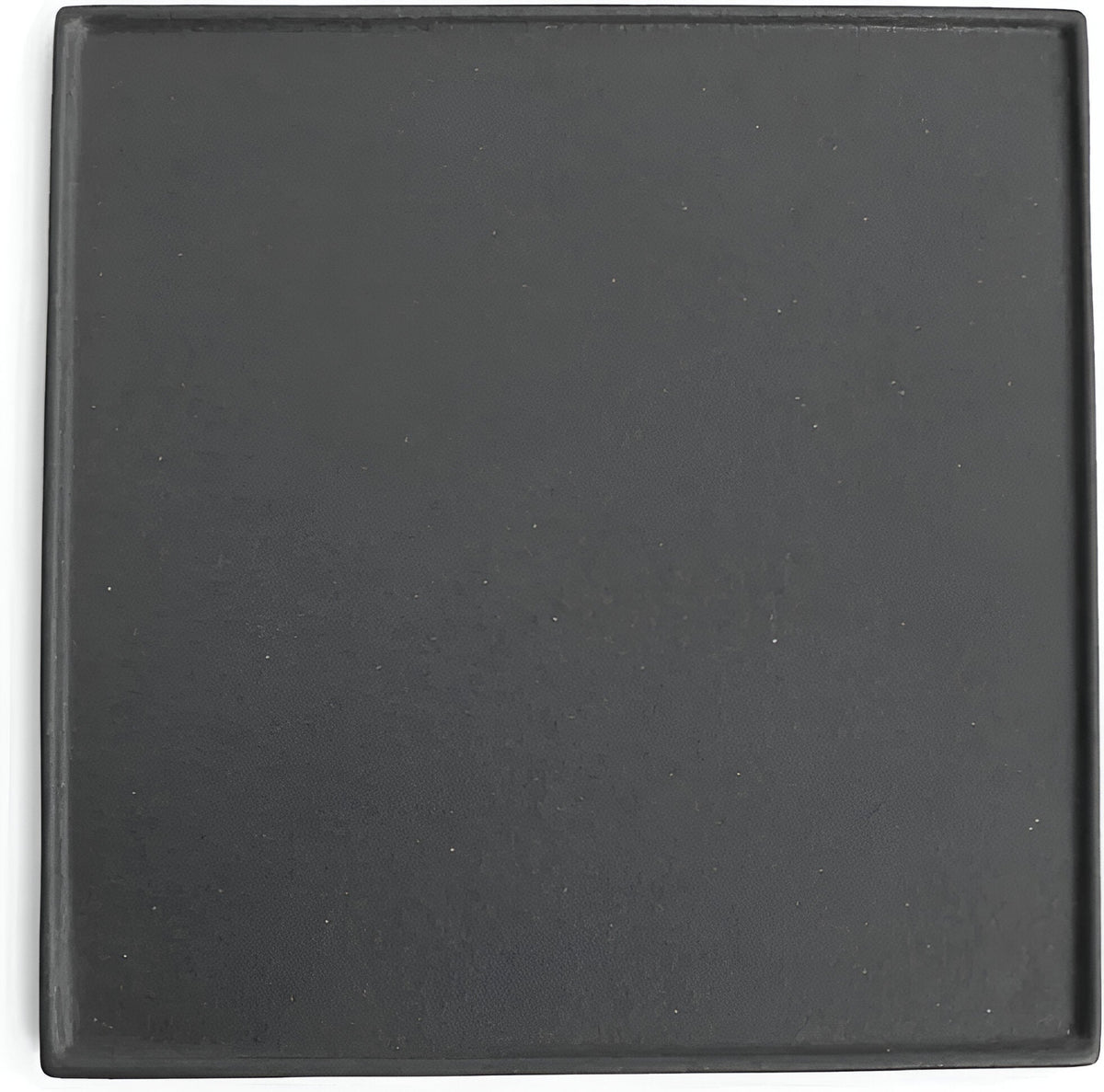 Bugambilia - Classic 13.8" Small Square Mocha Disc with Rim With Elegantly Textured - DS202MC