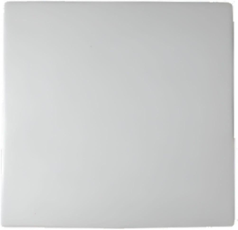 Bugambilia - Classic 13.8" Small Square White Disc With Elegantly Textured - DS102WW