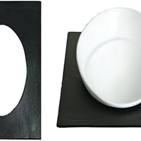 Bugambilia - Classic 17.72" Black Oval Sphere to Fit Tile - TBO204