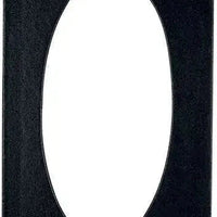 Bugambilia - Classic 17.72" Black Oval Sphere to Fit Tile - TBO204