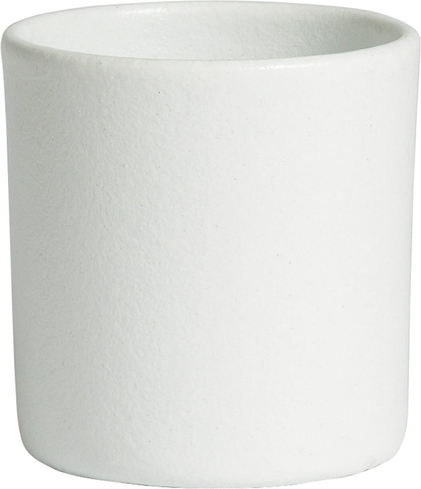 Bugambilia - Classic 1.7 Qt White Round Salad Bar Round Dressing Mod No Rim With Elegantly Textured - COMP12WW