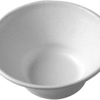 Bugambilia - Classic 1.9 Qt Small Round White Bowl With Elegantly Textured - BR012WW