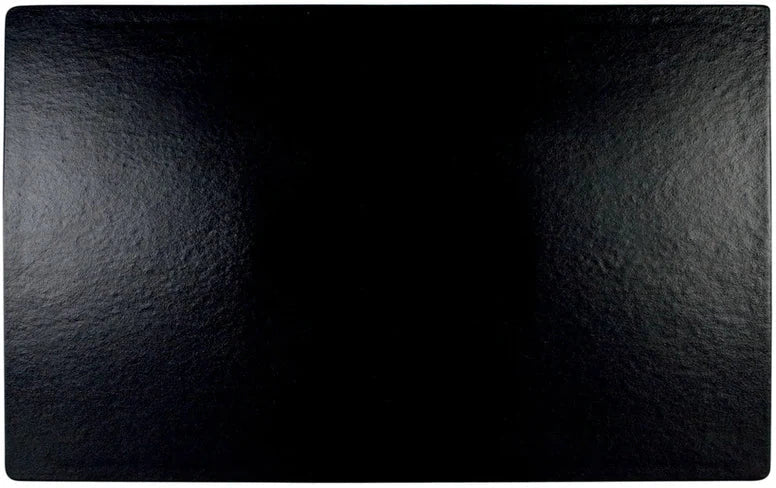 Bugambilia - Classic 20.82" x 12.75" Black Resin Coated Solid Single Tile - T0A15