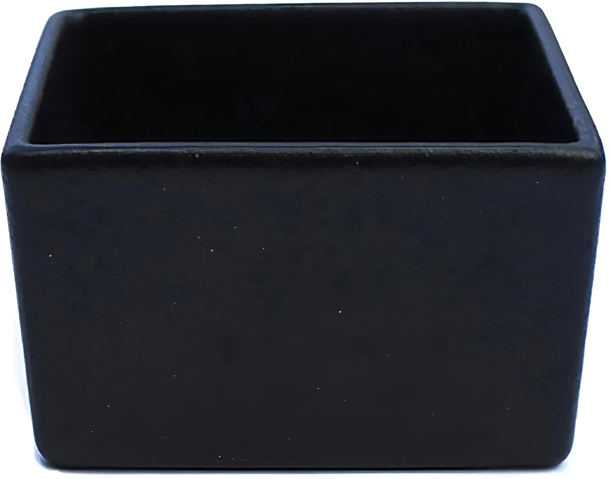 Bugambilia - Classic 253.62 Oz Black Square Straight Sided Salad Bowl With Elegantly Textured - COMP18BB