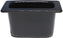 Bugambilia - Classic 25.4 Oz Black Rectangular Ninth Size Deep Food Pan With Elegantly Textured - IH1/9DBB