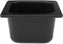Bugambilia - Classic 2.1 Qt Black Rectangular Sixth Size Deep Food Pan With Elegantly Textured - IH1/6DDBB