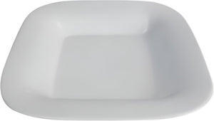 Bugambilia - Classic 2.9 Oz White Square Buffet Platter With Elegantly Textured - PS053WW