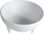 Bugambilia - Classic 2.9 Qt X-Large White Round Molcajete Without Spoon With Elegantly Textured - MJSS5WW